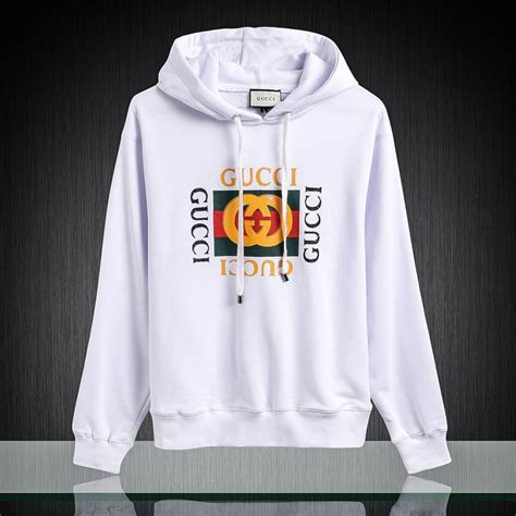 fake gucci white sweatshirt|gucci knockoff sweater.